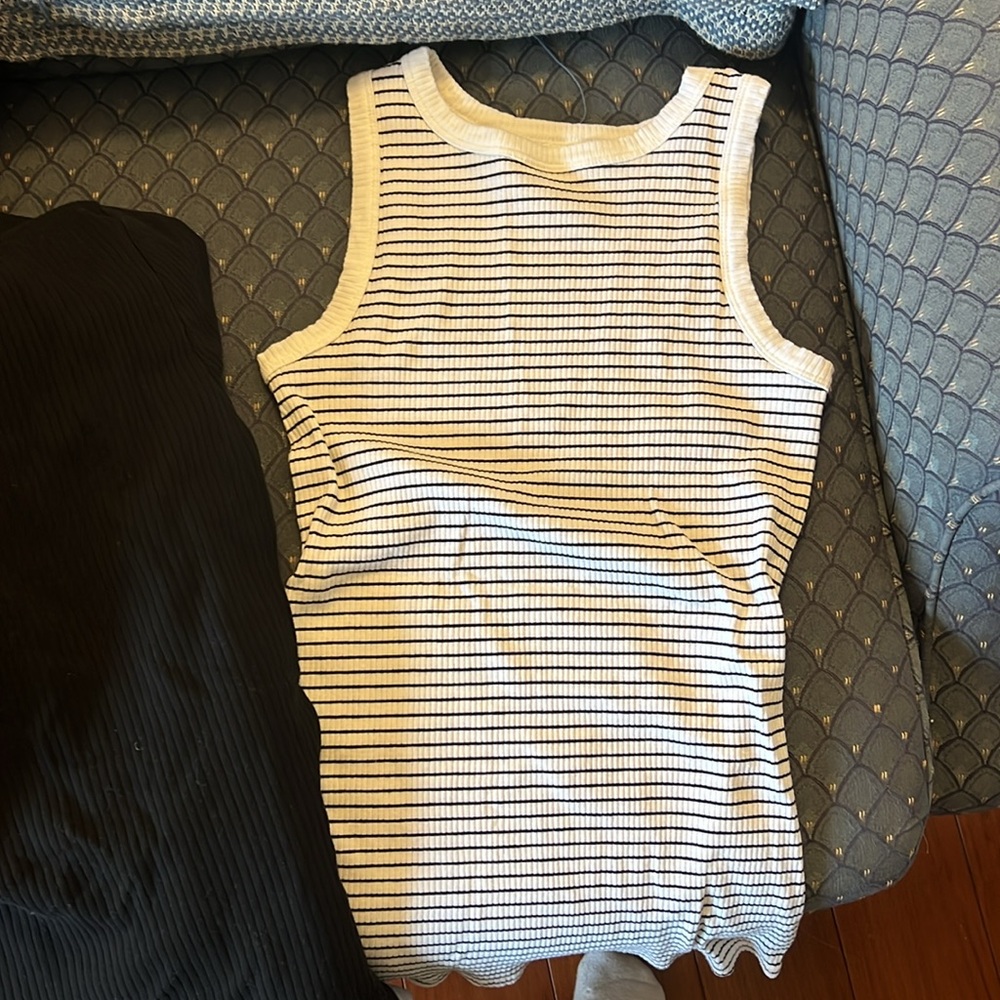 Bundle of size extra small tanks and basic tees